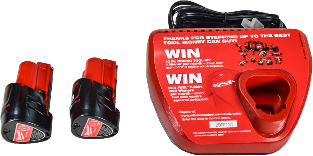 Milwaukee 2486-22 M12 FUEL 12V Straight DieGrinder Kit with (2) 2.0Ah Battery, Charger & Tool Bag
