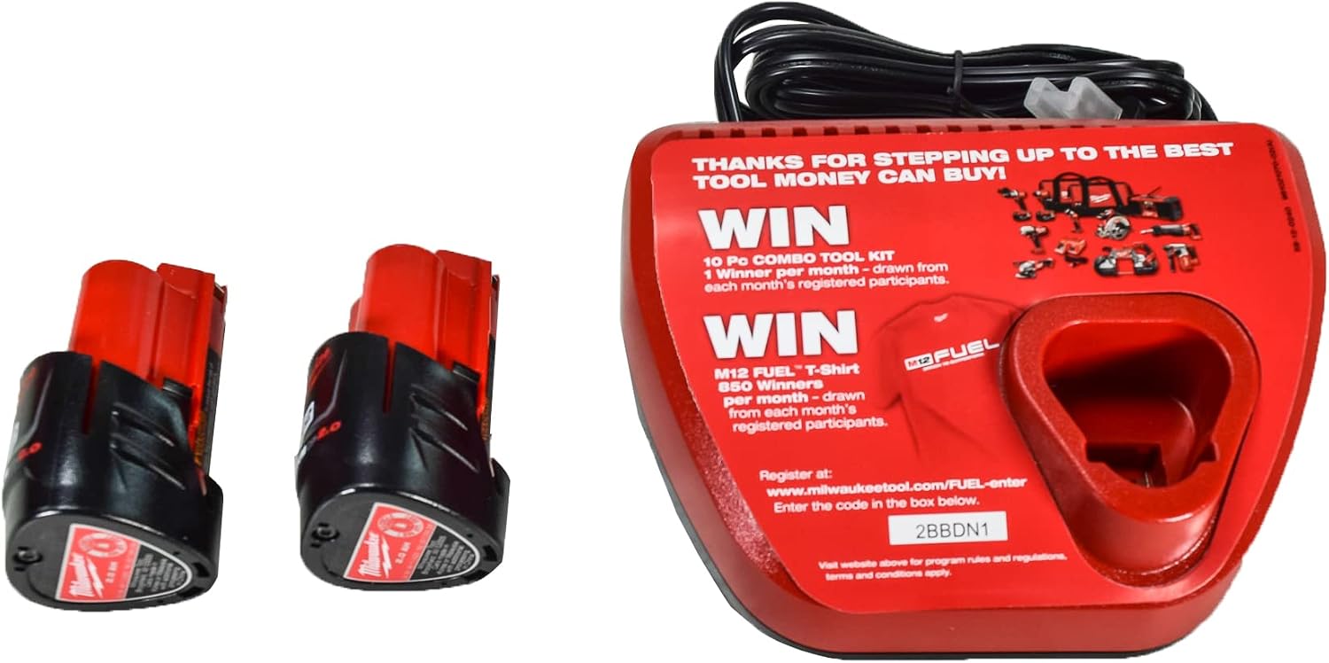 Milwaukee 2486-22 M12 FUEL 12V Straight DieGrinder Kit with (2) 2.0Ah Battery, Charger & Tool Bag