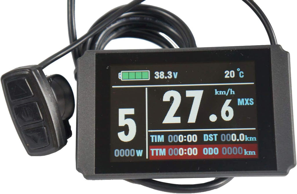 NBPOWER USA FreeShipping !High Power e Bike kit 52v 2000W Electric Bike Conversion kit with KT 40A Sine Wave Controller,KT LCD8H Color Display, 7 Speed flywheel