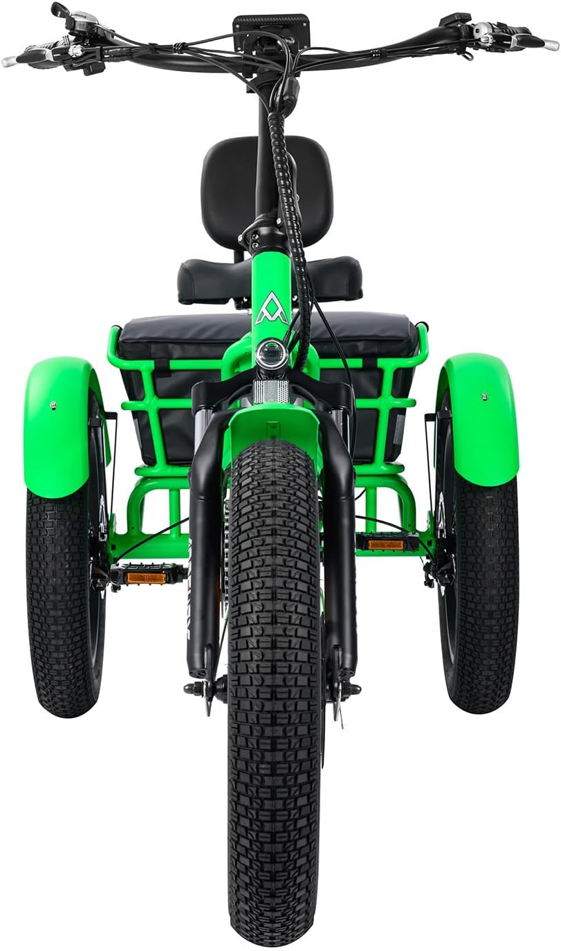 ADDMOTOR ARISETAN Electric Trike for Adults, 750W Rear Motor Electric Tricycle, 85MI 48V 20AH Semi-Recumbent E-Trike, UL2849 3 Wheel Electric Trike