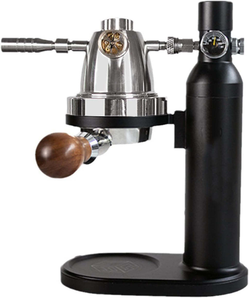 10bar Pneumatic Coffee Machine, Variable Pressure Espresso Machine, Bar Latte Cappuccino Maker, Stand Height Adjustable, 58.5mm Powder Bowl, for Cappuccino