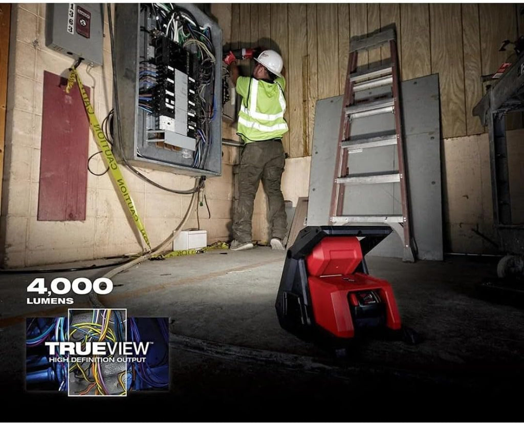 Milwaukee 2366-20 M18 ROVER Compact Lithium-Ion Dual Power 4000 Lumens Corded/ Cordless LED Flood Light (Tool Only)