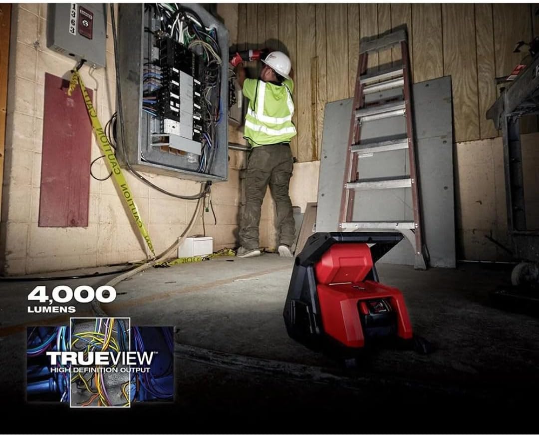 Milwaukee 2366-20 M18 ROVER Compact Lithium-Ion Dual Power 4000 Lumens Corded/ Cordless LED Flood Light (Tool Only)