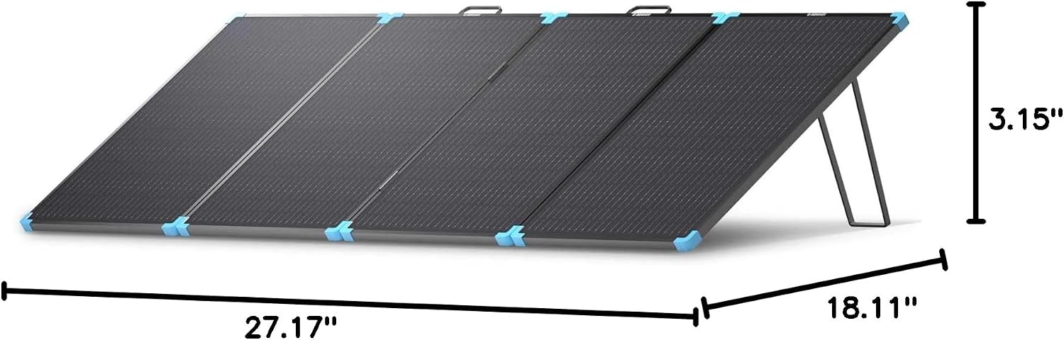 Renogy 220W Portable Solar Panel Suitcase, 23% High Efficiency Foldable Solar Charger for Power Station, Durable for Decades, with Sturdy Kickstands, IP67 Waterproof for RV Camping Off-Grid Blackouts