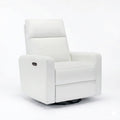 Nurture& The Glider Plus - Premium Nursery Power Recliner | Swivel Chair with Adjustable Head Support and Adjustable Lumbar Support | Built-in USB - The Ultimate Comfort for Nursing, Relaxing (Boucle)