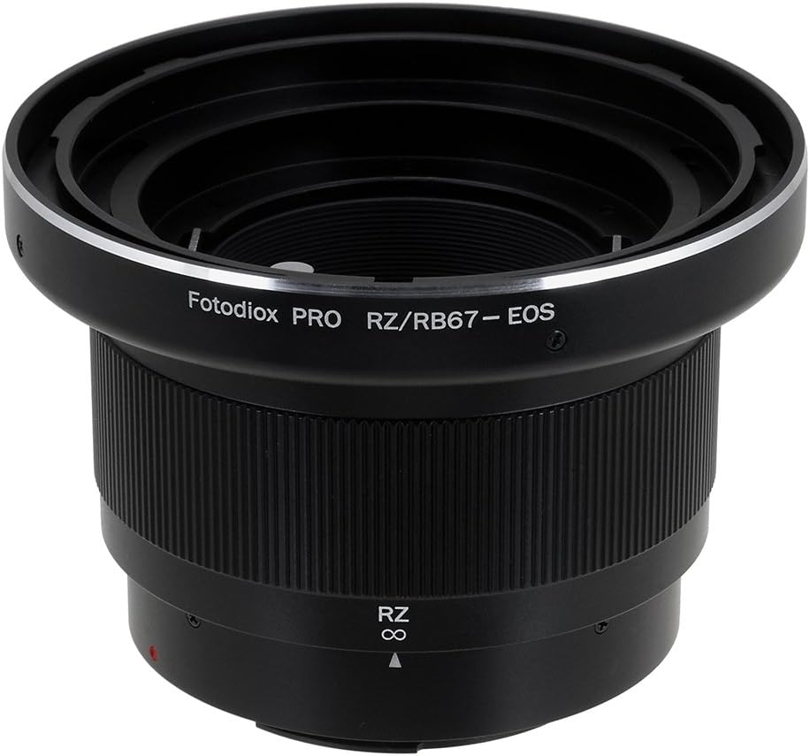 Fotodiox Pro Lens Mount Adapter Compatible with Mamiya RB67/RZ67 Mount Lens to Canon EOS (EF, EF-S) Mount D/SLR Camera Body - with Gen10 Focus Confirmation Chip and Built-in Focusing Helicoid