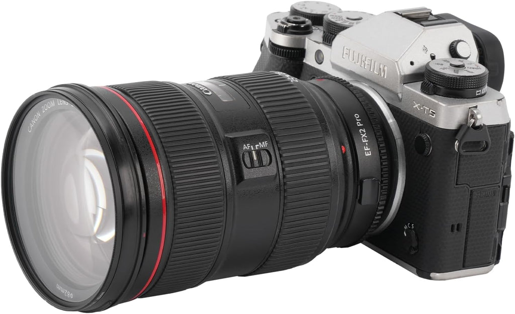 VILTROX EF-FX2 Pro Lens Mount Adapter EF to X-Mount Auto Focus Lens Adapter Focal Reducer Speed Booster Compatible with Canon EF Lens to Fuji X-Mount X-T3 X-T2 X-T20 X-T100 X-PRO2 X-E3 X-A20 X-A5