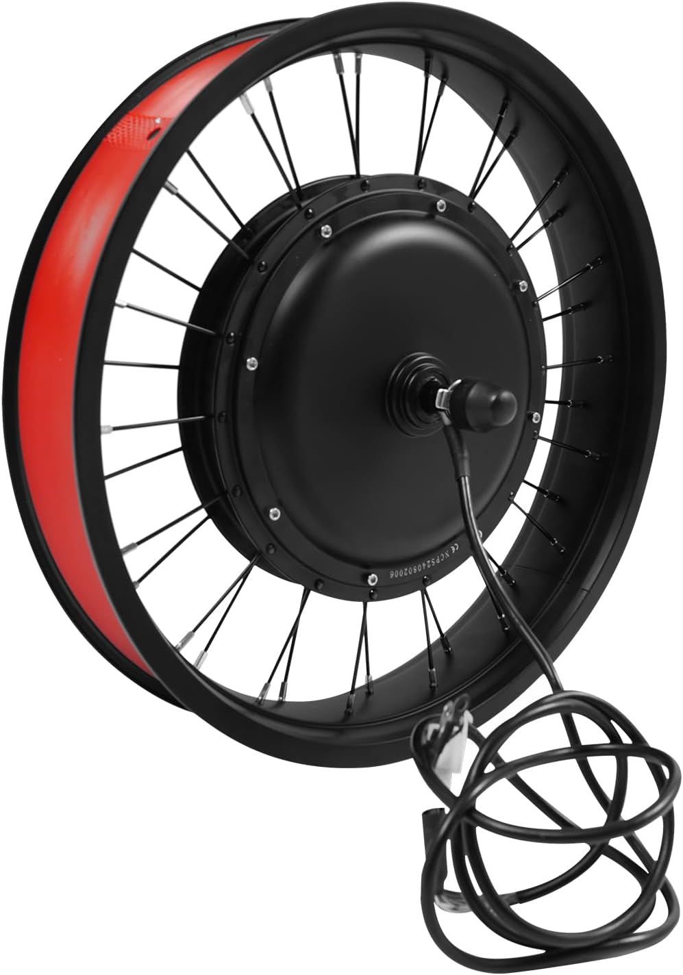 LOYALHEARTDY 700C/20/24/26/ Inch Front Wheel Hub Ebike Conversion Kit, Front Wheel Electric Bicycle Kit Front Wheel Hub Motor with Controller, LCD Display, PAS (No Batteries)