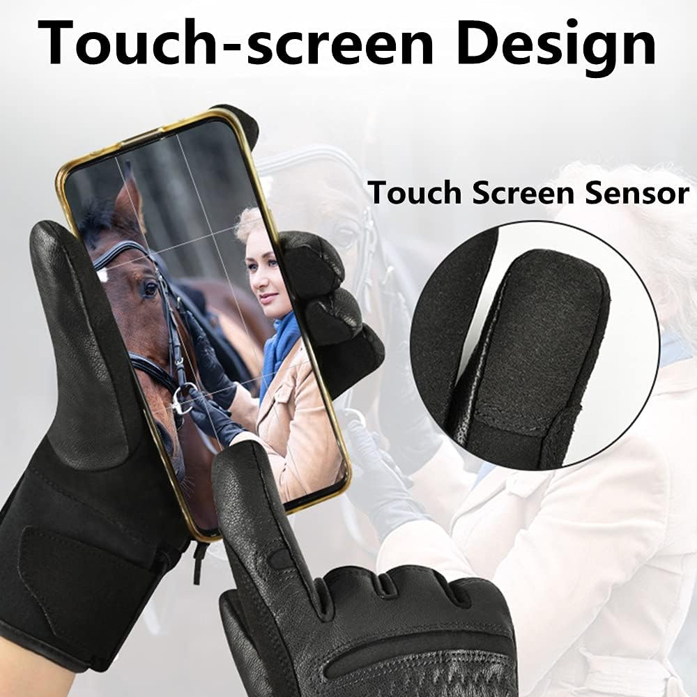 Savior Heated Gloves for Men and Women,Rechargeable Heated Electric Gloves,Suitable for Winter Outdoor Work,Skiing,Cycling,Running,Hiking,etc.