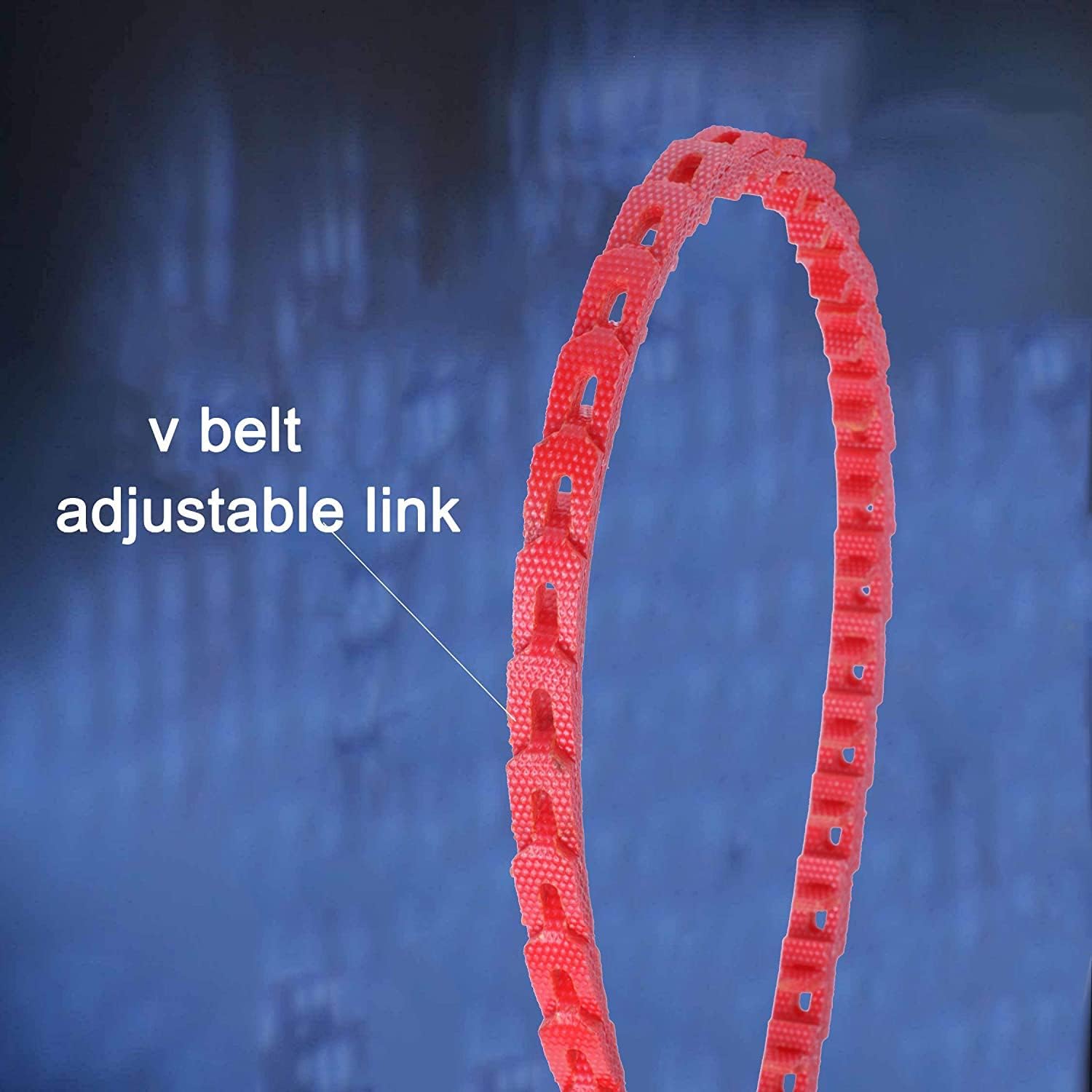 3/8' Link Belt 20FT, Adjustable V Belt Power Twist V-Belt, Industrial Rubber Link V-Belts Z Type