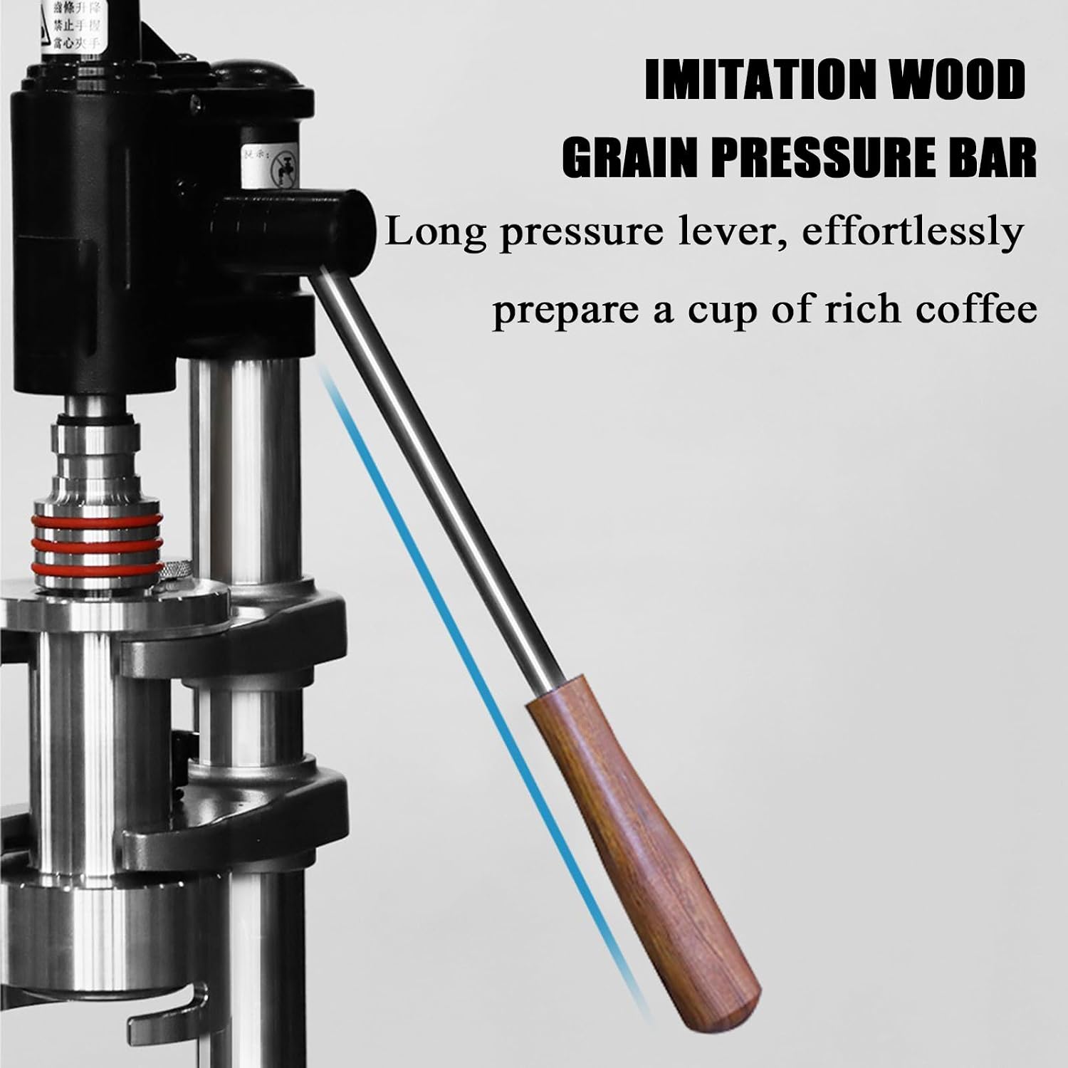 Manual Lever Portable Espresso Maker, Direct Lever Espresso Coffee Machine, Pressure 1-16BAR, Capacity 100ML, for Cappuccino, Latte