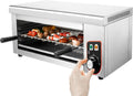 1500W Electric Cheese Melter Grill, Electric Cheese Melter Cheesemelter Grill, 122-572°FCountertop Salamander Broiler for Melt Cheese, Toast Sandwiches, Grill Steaks
