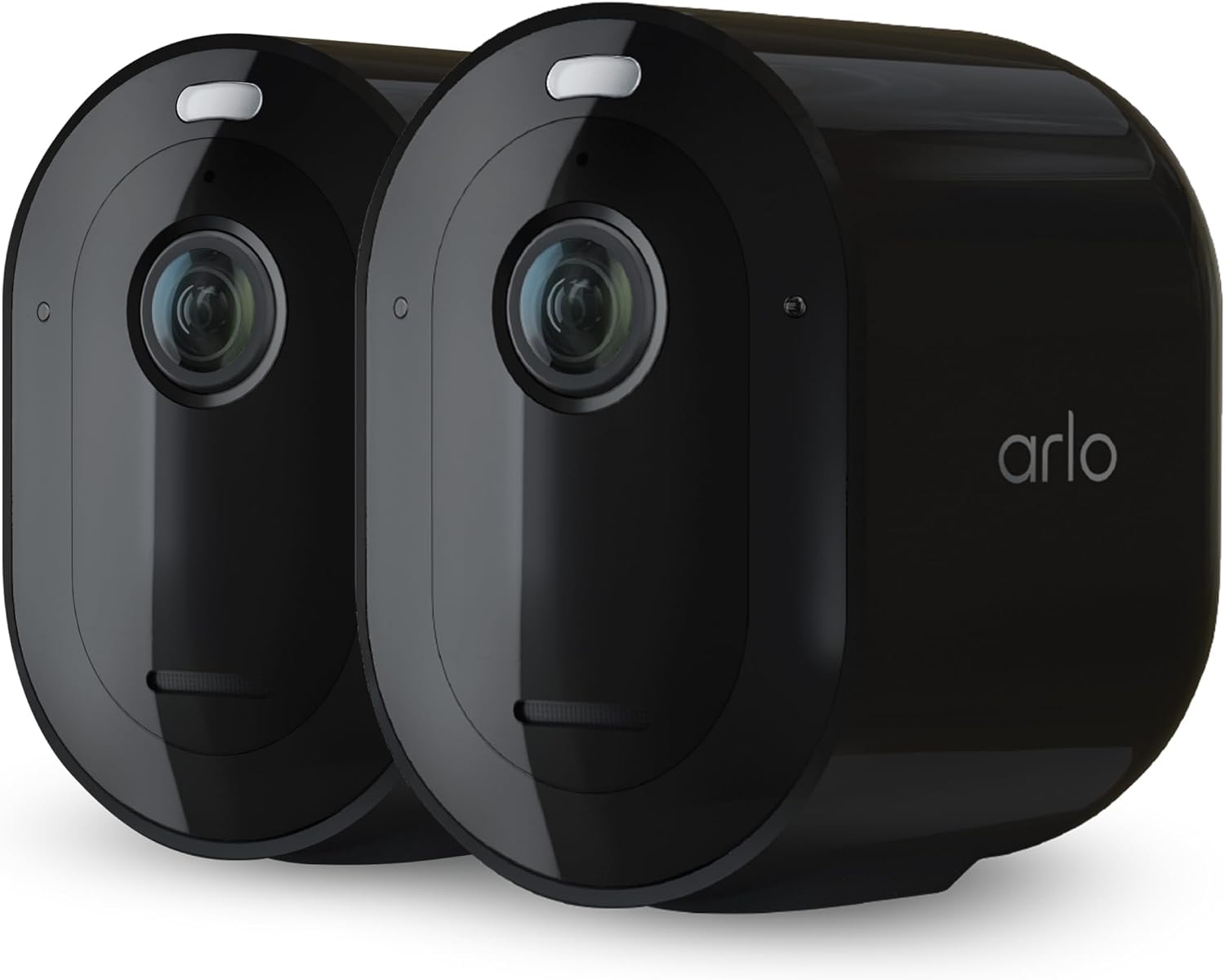 Arlo Pro Security Camera 2K HDR (5th Gen, 2022 Release) - Wireless Outdoor Camera, Rechargeable Removeable Battery, Event Captions, Emergency Response, 1-Month Trial of Secure Plan, 2 Cam, Black