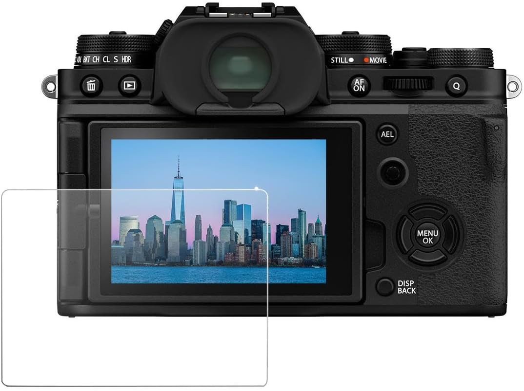 Fujifilm X-T5 Mirrorless Camera, Silver Bundle with 128GB SD Card, Shoulder Bag, Extra Battery, Charger, Screen Protector, Cleaning Kit