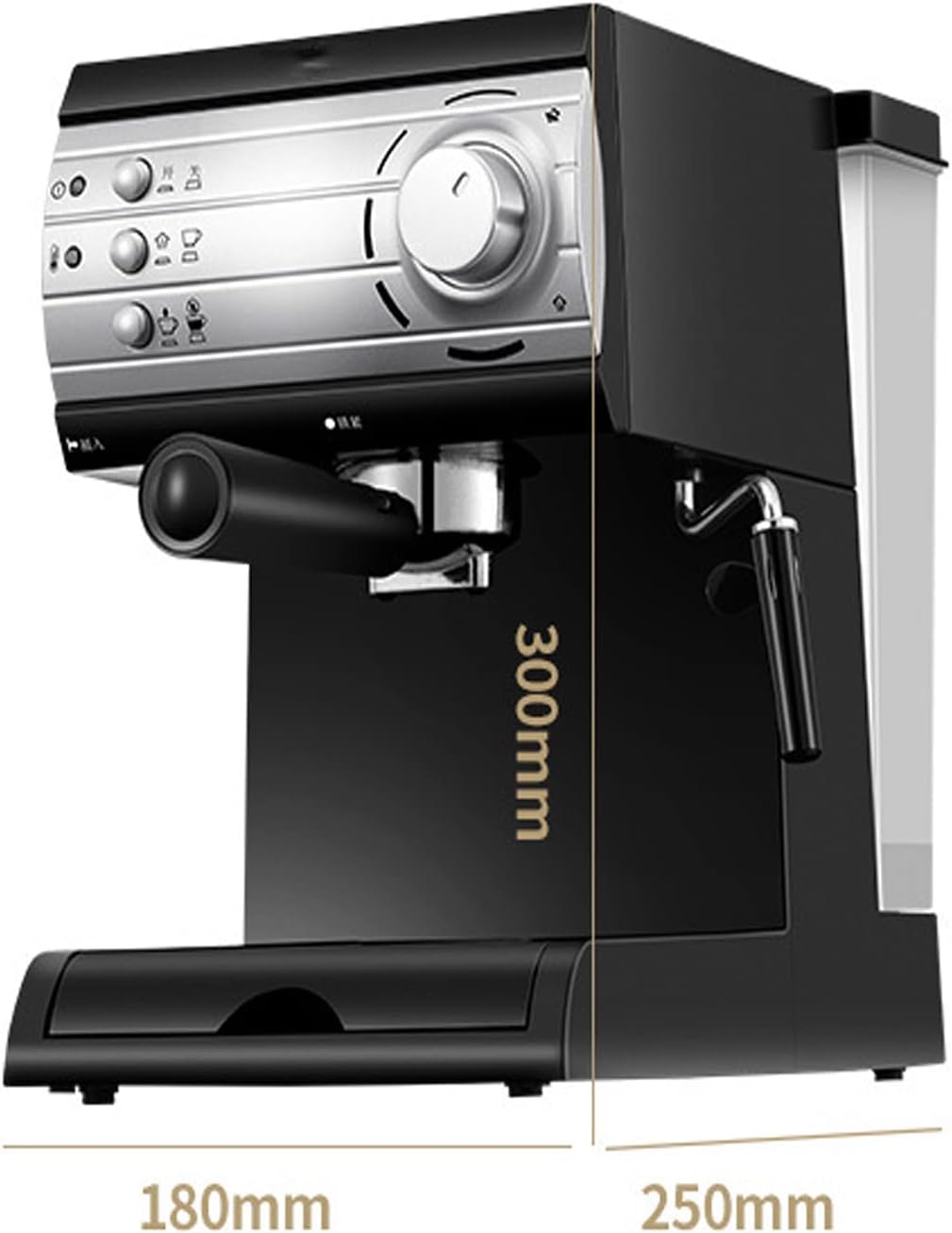 Coffee machine Espresso Machine 20 Bar Espresso Maker Small Commercial Steam Coffee Machine For Home Use,Double Cup Split, Suitable For Cappuccino Mocha Latte