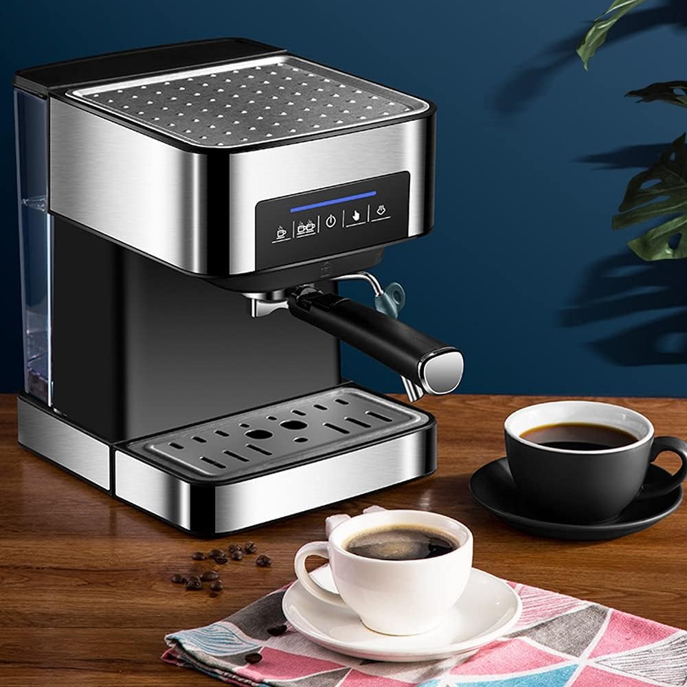 Coffee machine Coffee Machine Coffee Maker Small Coffee Machine For Home Use Semi-Automatic Pulling Steam Type Milk Frother Espresso Machine Stainless Steel