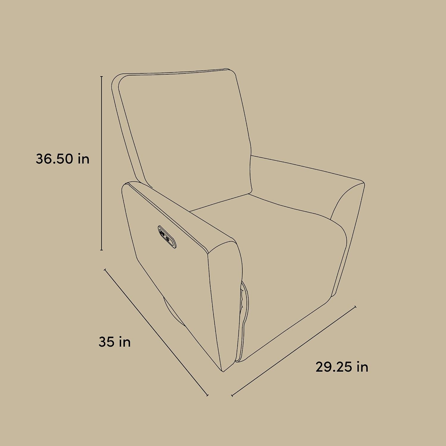 Storkcraft Santorini Deluxe Power Recliner Swivel Glider (Ivory Boucle) – Premium Electronic Power Recliner for Nursery, Includes Dual-USB Charging Port for USB-A & USB-C, Glider Rocking Chair
