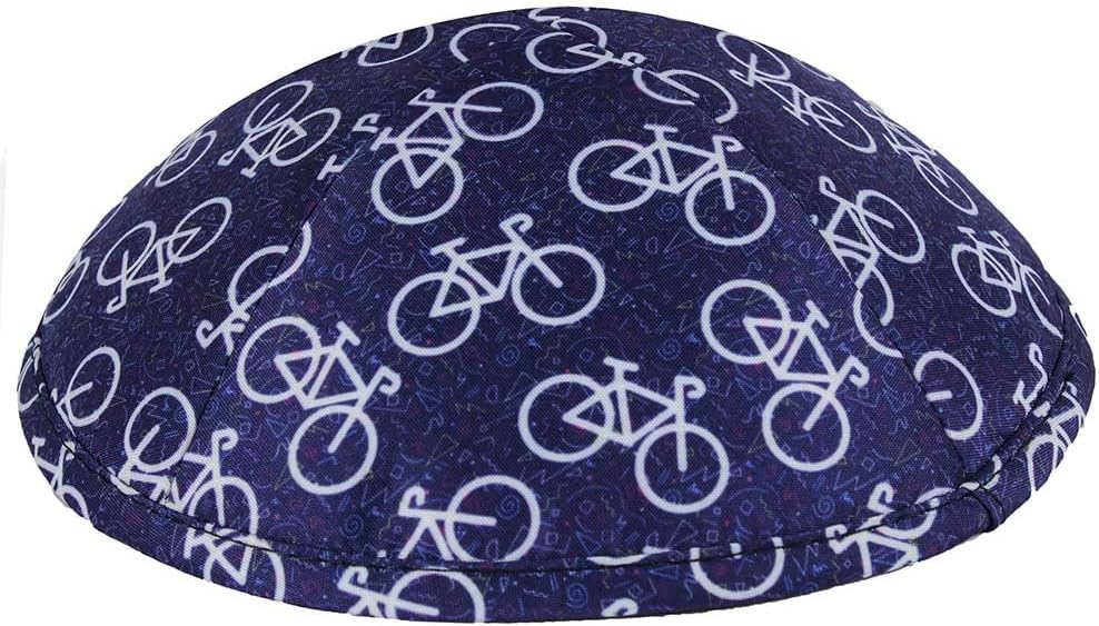 Zion Judaica Sports Kippah Adults & Boys Ballgame Pattern Kippot 6' Skullcap Yamaka for Bar/Bat Mitzvah Chuppah Wedding