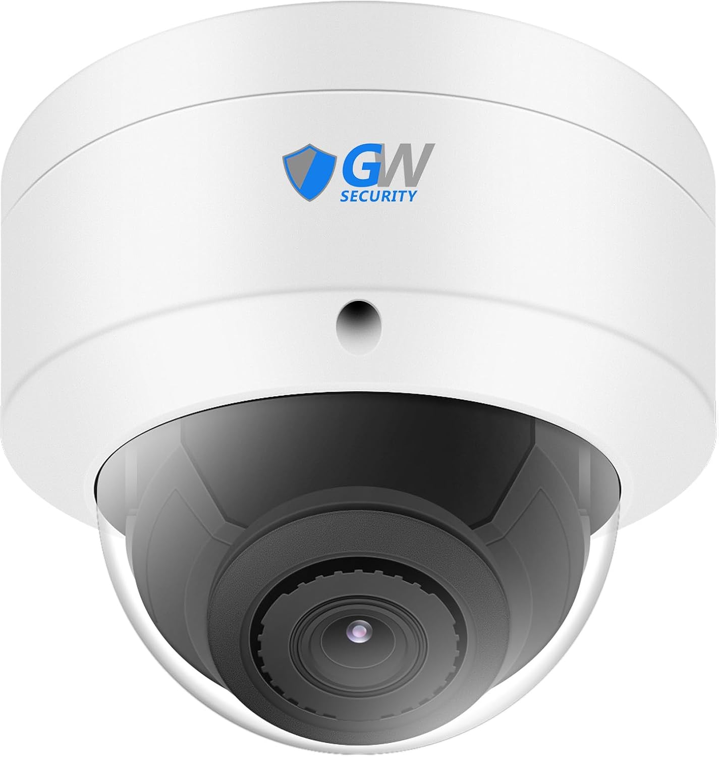 GW Security 4K 8MP Outdoor/Indoor PoE IP Microphone 2.8mm Wide Angle Lens White Dome Security Camera (GW803303M)