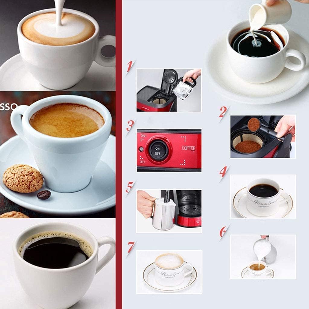 Espresso Machine with Sensor Grinder Dual Heating System Combination Pump Espresso Filter Coffee Machine with Frothing Wand