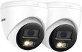 ANNKE C500 2Pcs 5MP IP Security Camera, Red and Blue Light Alarm, Color Night Vision, 2-Way Audio, Outdoor PoE Camera with H.265+, 120dB WDR, 3D DNR, Support Up to 512GB Micro SD, IP67, Remote Access