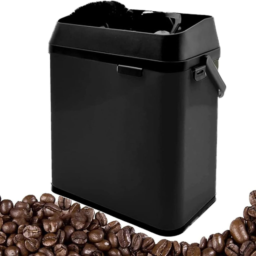 Electric Portafilter Cleaning Machine,Coffee portafilter Cleaner,Commercial Automatic Coffee Grounds Cleaner,with 2 Scrapers and 1 Brush Head (Black)