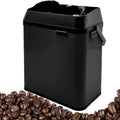 Electric Portafilter Cleaning Machine,Coffee portafilter Cleaner,Commercial Automatic Coffee Grounds Cleaner,with 2 Scrapers and 1 Brush Head (Black)