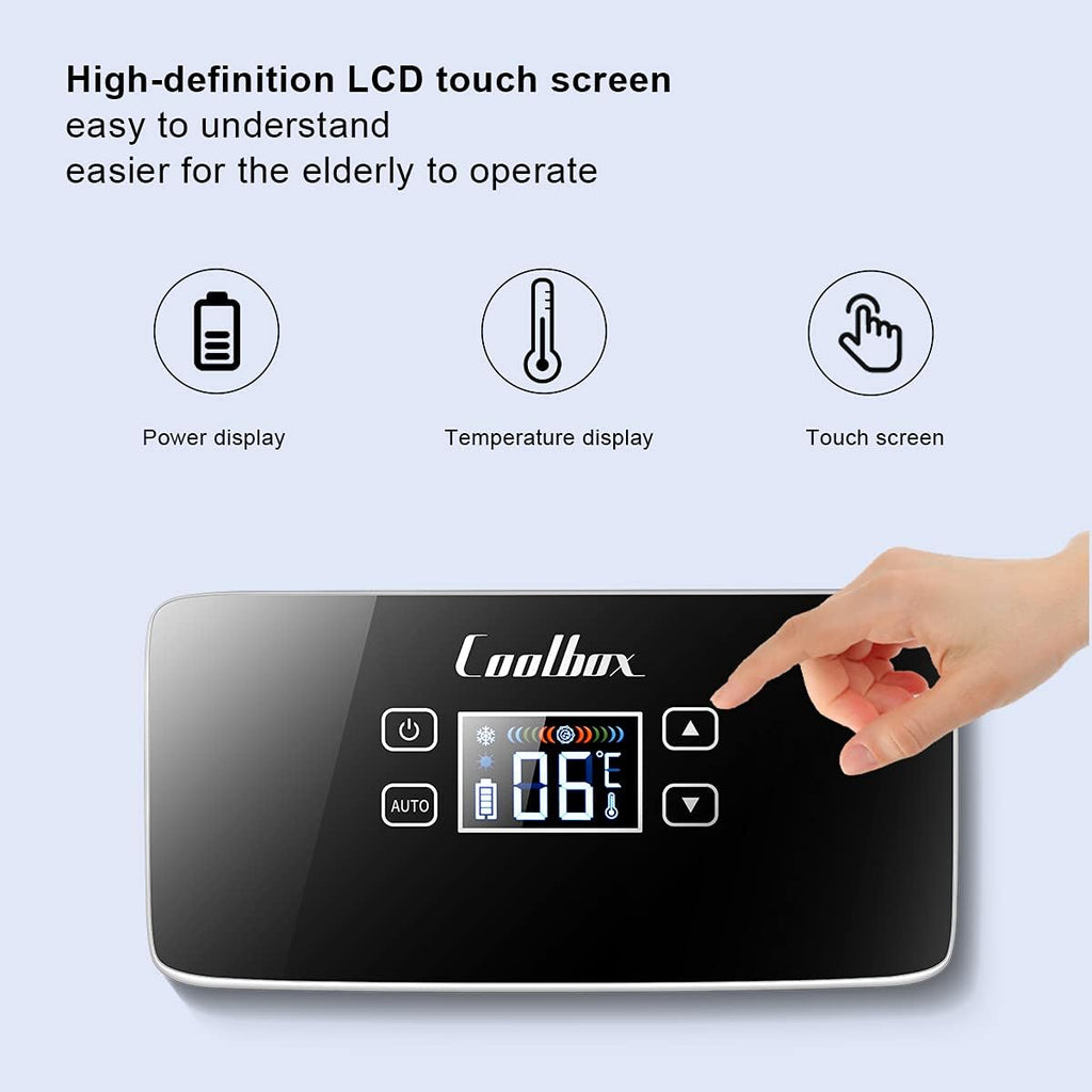 （Upgraded version） Insulin Cooler Case portable Diabetic cooler Box Mini Drug Refrigerator Keeping Cooling 2-8℃ with handle, alarm & USB Chargerable（1 layer Celsius temperature