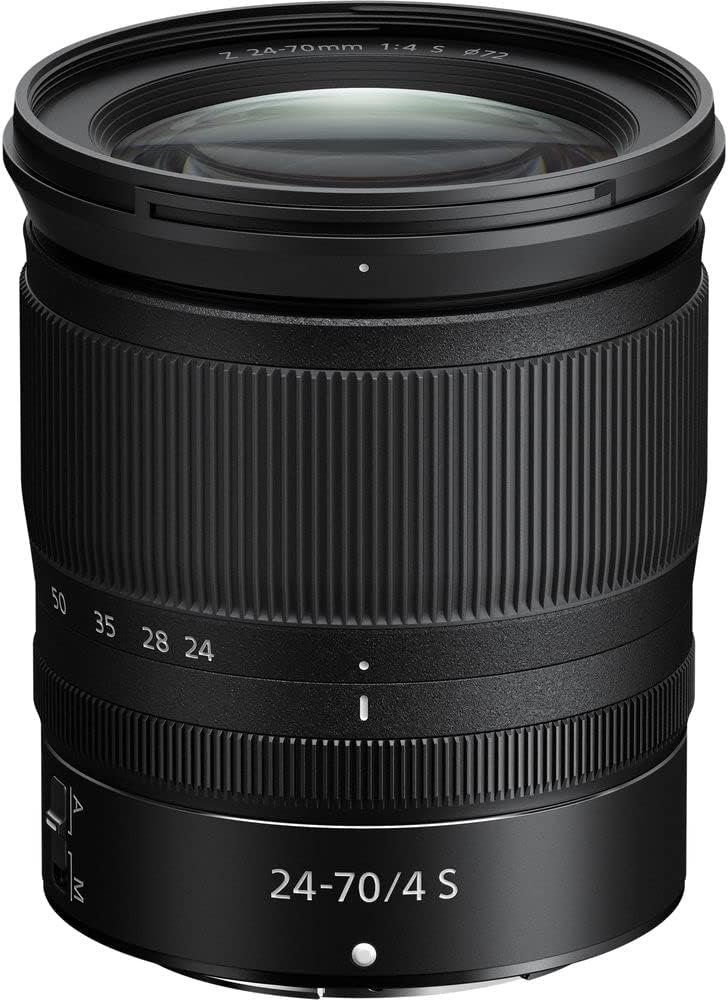 Nikon Z6 II Mirrorless Camera with 24-70mm f/4 Lens Bundle with Extra Battery, LED Light, Microphone, 128GB High Speed Memory Flash, Accessory Bundle (30 Items)