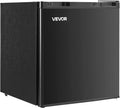 VEVOR Mini Fridge with Freezer, 1.6 Cu.Ft Compact Refrigerator w/Micron Freezer Zone, 7-Modes Adjust Temp, Energy Efficient Small Fridges, Reversible Door, Low Noise, for Bedroom Dorm Office, Black