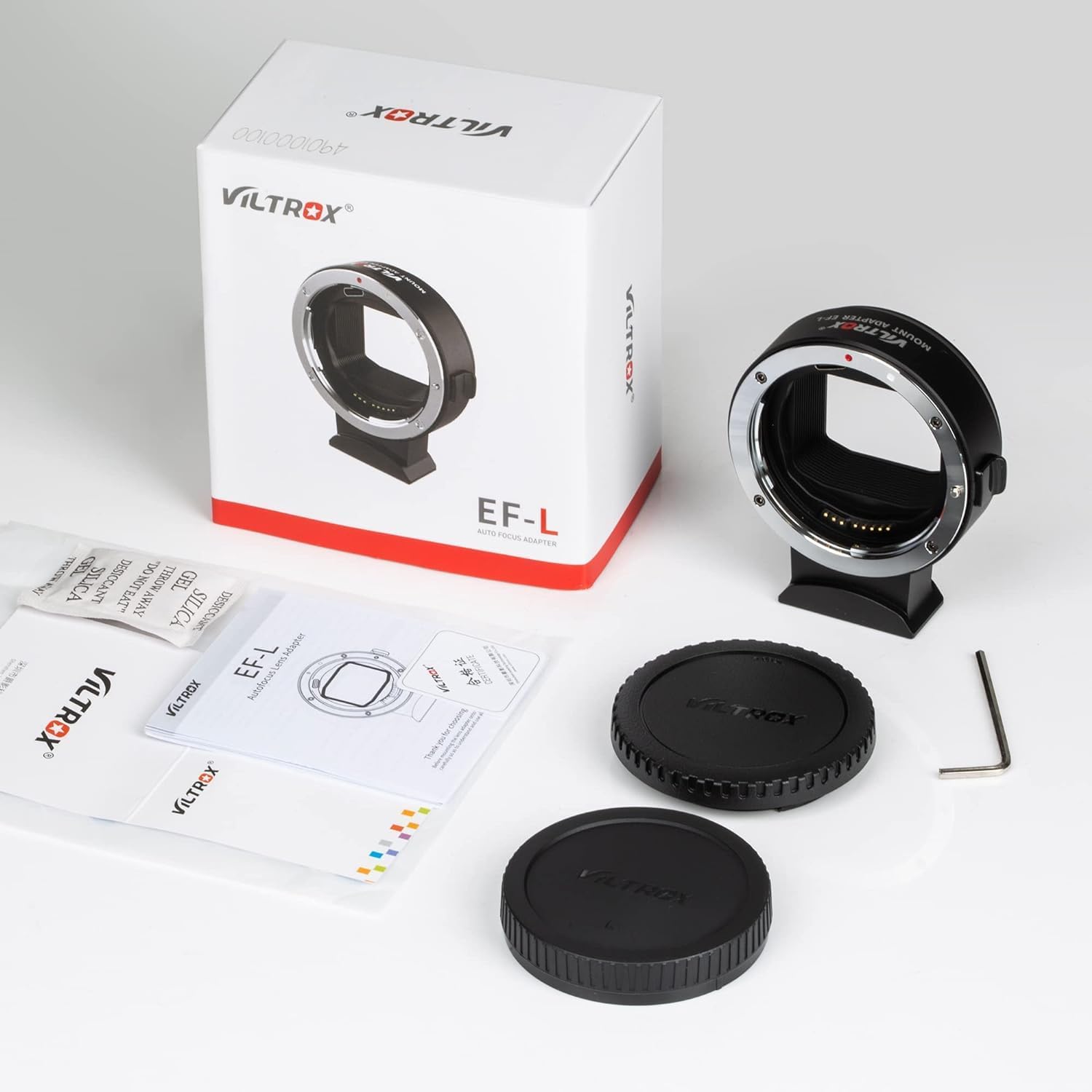 VILTROX EF-L Lens Mount Adapter Auto Focus Lens Mount Converter Ring Adapter Compatible with Canon EF/EF-S Lens for Leica L Mount Camera SL2/Lumix S1 S1H S5/Sigma fp L