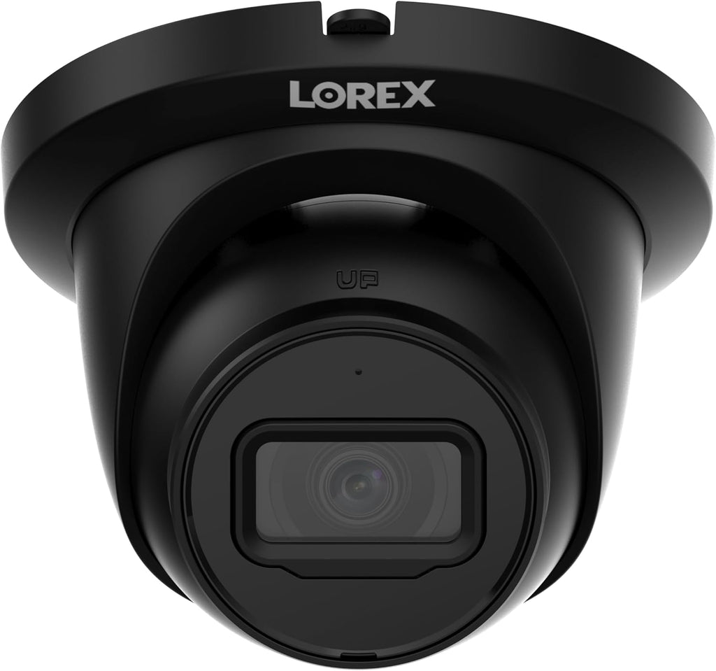 Lorex 4K IP Wired Add-On Dome Security Camera | Smart Motion Detection (Person/Vehicle) | Color Night Vision | Long Range IR | IP67 Weatherproof | Built-in Microphone | Black