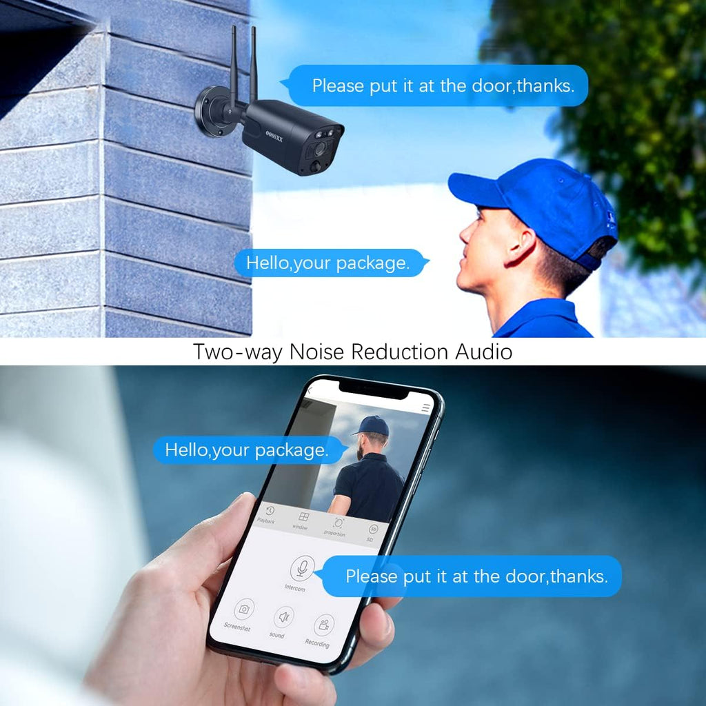 OOSSXX (2026 New) 5MP Wireless Security Camera System, 10CH WiFi NVR with 8 Outdoor Cameras & 3TB HDD, Dual Antennas 55% Longer Range, 2.4/5.8GHz, 130° Wide Angle, 2-Way Audio, No Fee App