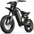 Tuttio ICT Electric Bike for Adults Teens Age 16+, 4000 Peak 50MPH 60V 25AH Electric-Dirt-Bike, 20' Fat Tire Electric Motorcycle, Full Suspension E-Bike for Mountain Off-Road Snow