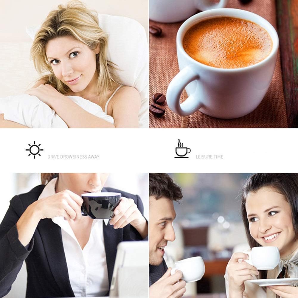 Coffee Machine Coffee Machine, with Filter Coffee Machine,600W Instant Coffee,Espresso,Macchiato Coffee, Anti-Drip Function,High Temperature Resistant