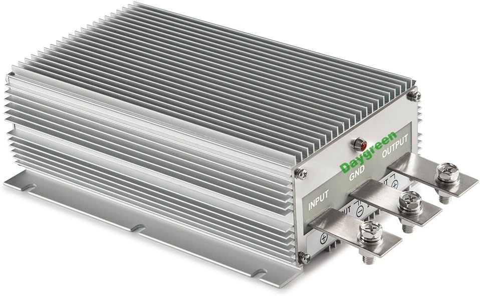 Daygreen 12V to 24V 40A DC DC Step Up Converter Power Boost Voltage Regulator, Non-Isolated