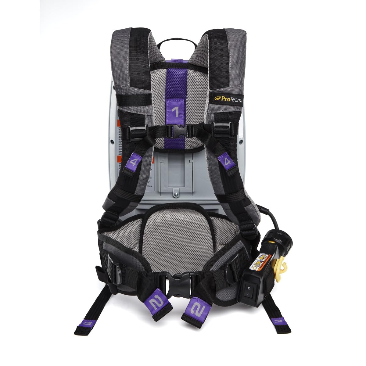 ProTeam GoFit 6 PH, 6 Quart Commercial Backpack Vacuum with Commercial Power Nozzle Kit, 107769 (ProVac Power Nozzle Kit Replacement)