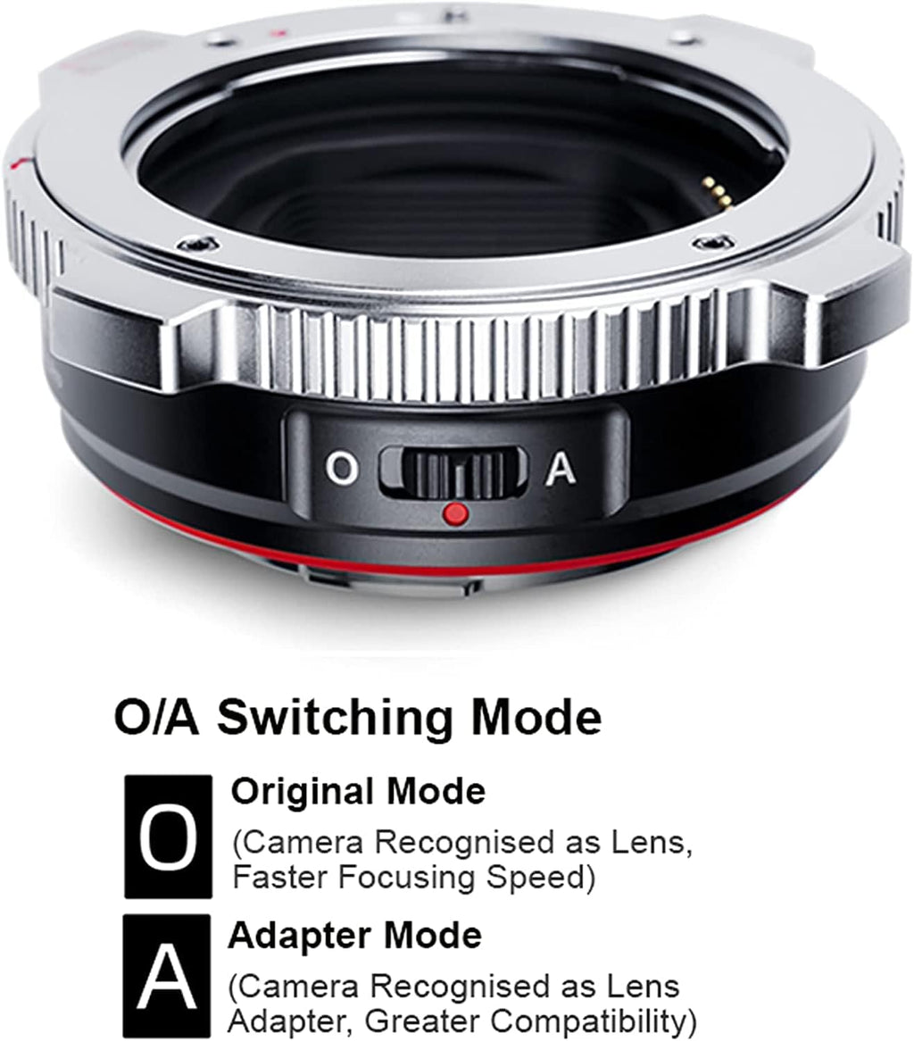 VILTROX EF-L Pro Lens Mount Adapter with Security Lock,Auto Focus Ring Adapter Compatible with Canon EF/EF-S Lens to L Mount Camera Leica SL2/Lumix S1 S1H S5/Sigma fp L