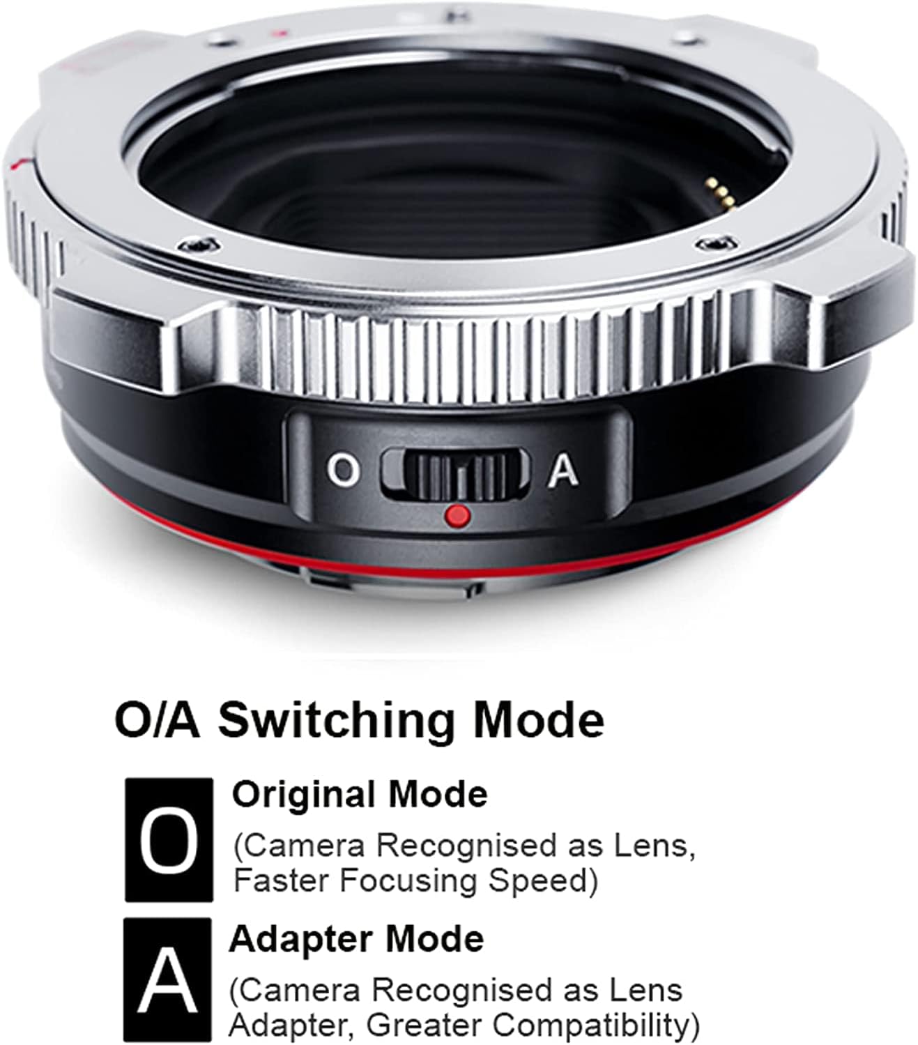 VILTROX EF-L Pro Lens Mount Adapter with Security Lock,Auto Focus Ring Adapter Compatible with Canon EF/EF-S Lens to L Mount Camera Leica SL2/Lumix S1 S1H S5/Sigma fp L