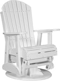 LuxCraft 2' Adirondack Swivel Glider - Available in 14 Colors, White