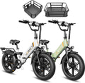 Jasion X Hunter ST 20' Electric Bike for Adults,Peak 1400W Motor,30MPH Max Speed Foldable Ebike,71 Miles Range Folding E Bicycles,624WH Battery,Hydraulic Disc Brakes,UL 2849 Certified
