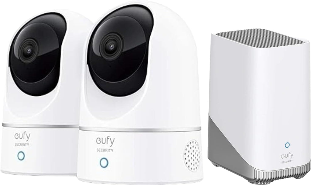 eufy Security Indoor Cam E220 2-Cam Kit & HomeBase S380 (Bundle)