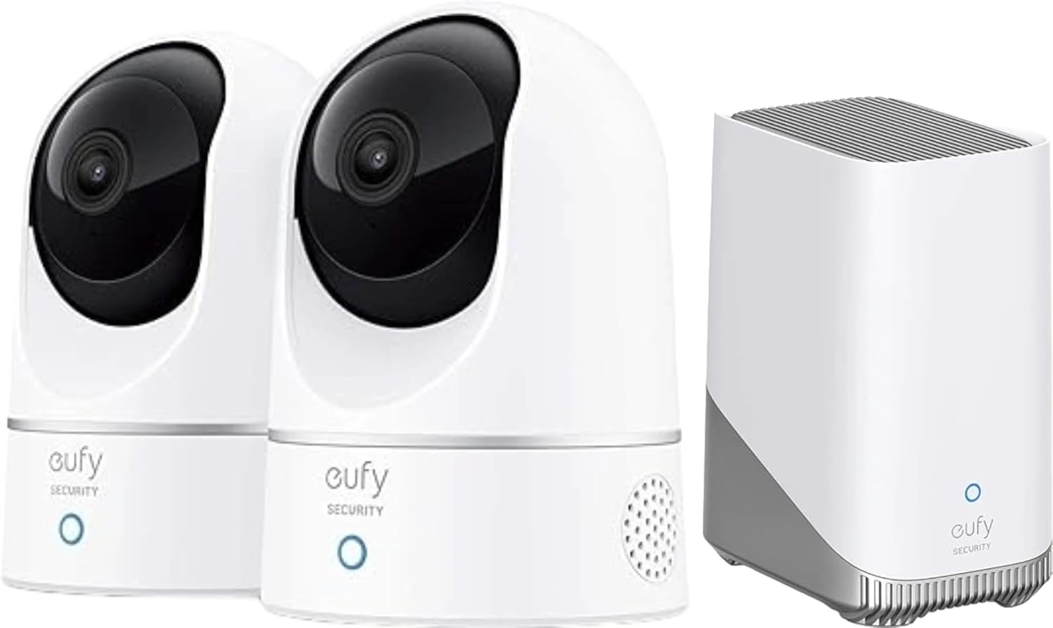 eufy Security Indoor Cam E220 2-Cam Kit & HomeBase S380 (Bundle)