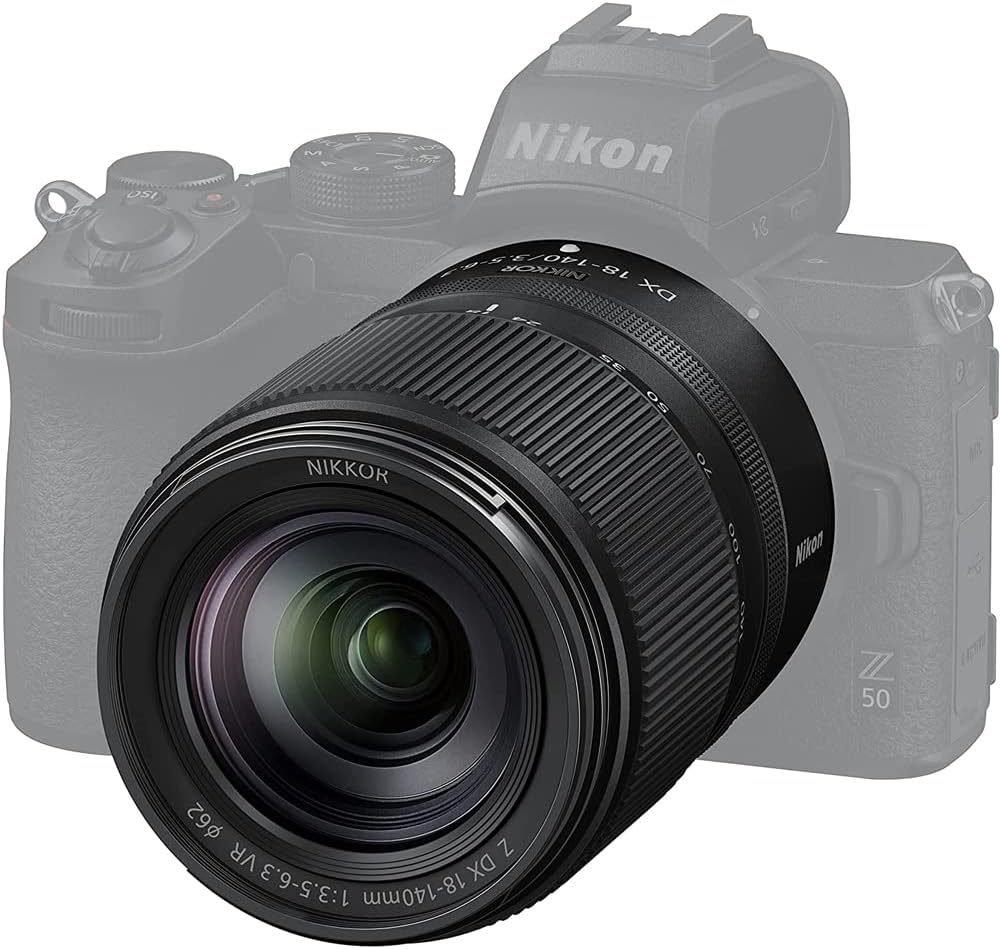 Nikon 20104 NIKKOR Z DX 18-140mm f/3.5-6.3 VR Zoom Lens for Z-Mount Mirrorless Cameras Bundle with Lexar Professional SDHC/SDXC 1667x UHS-II 64GB Memory Card