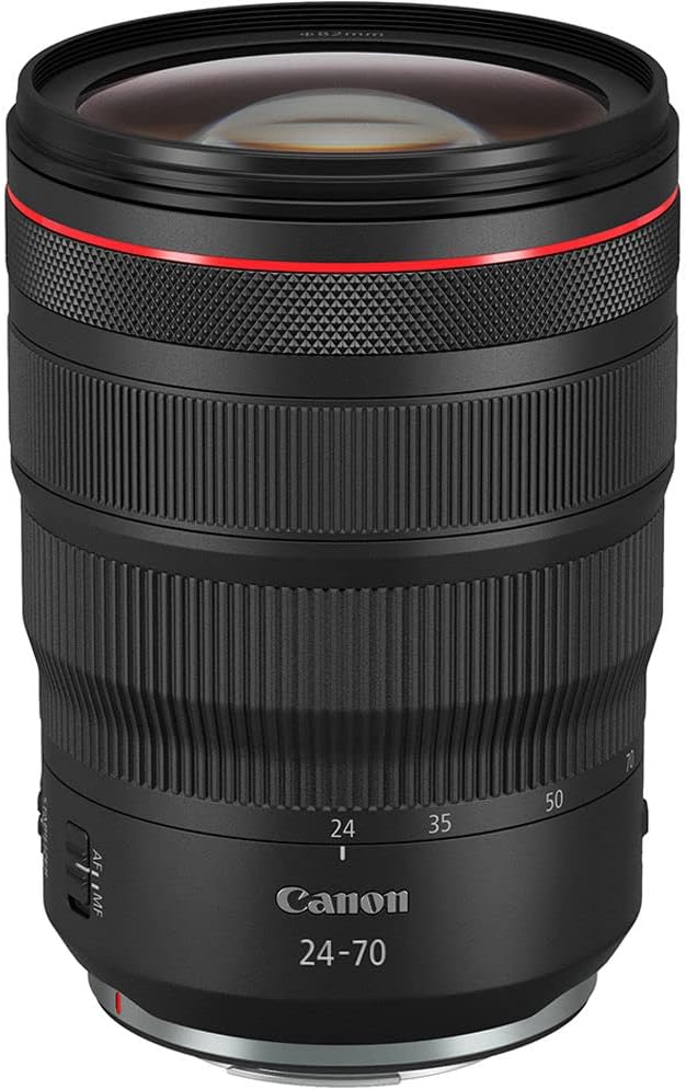 Canon EOS RP Mirrorless Camera| 26.2MP Full Frame Sensor| 4K Video Recording| Lightweight Compact Camera for Travel and Everyday Content Creation (3680C002) + Canon RF 24-70mm Lens + 64GB Card + Bag