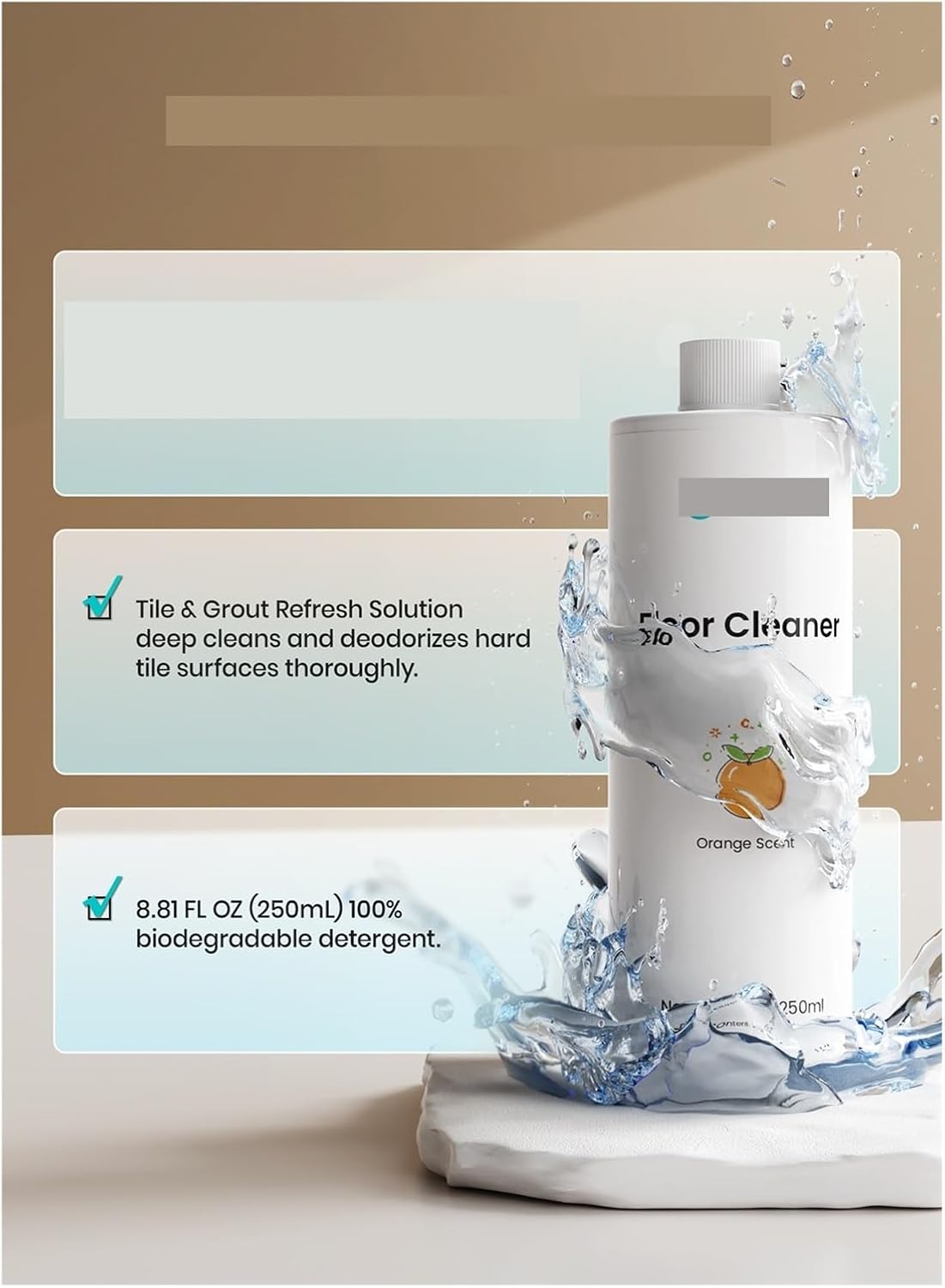 250ml Vacuum Cleaner Cleaning Solution, Compatible For Lefant ，M3 M3L LS100，Floor Cleaning Solution For Robotic Vacuum Cleaners(5pcs)