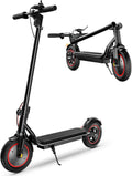 Electric Scooter, 23 Miles, 22 MPH Top Speed Electric Scooter for Adults, 500W Powerful Motor,10'/8.5' Pneumatic Tires Commuting Scooter, Foldable Escooter for Commuting & Campus Use