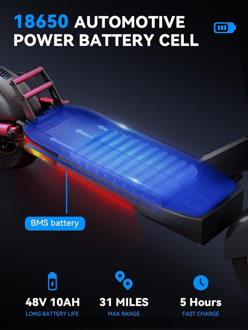 AONIU M4 Electric Scooter For Adults With Seat Off Road Escooter Fast 25-30mph E Scooter 300 Lbs+ Heavy Duty Electric Scooters Long Range 31 Miles All Terrain Foldable For Teens Commuting
