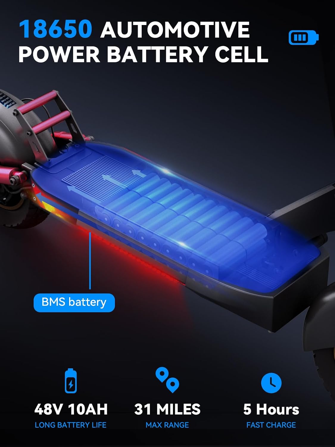 AONIU M4 Electric Scooter For Adults With Seat Off Road Escooter Fast 25-30mph E Scooter 300 Lbs+ Heavy Duty Electric Scooters Long Range 31 Miles All Terrain Foldable For Teens Commuting