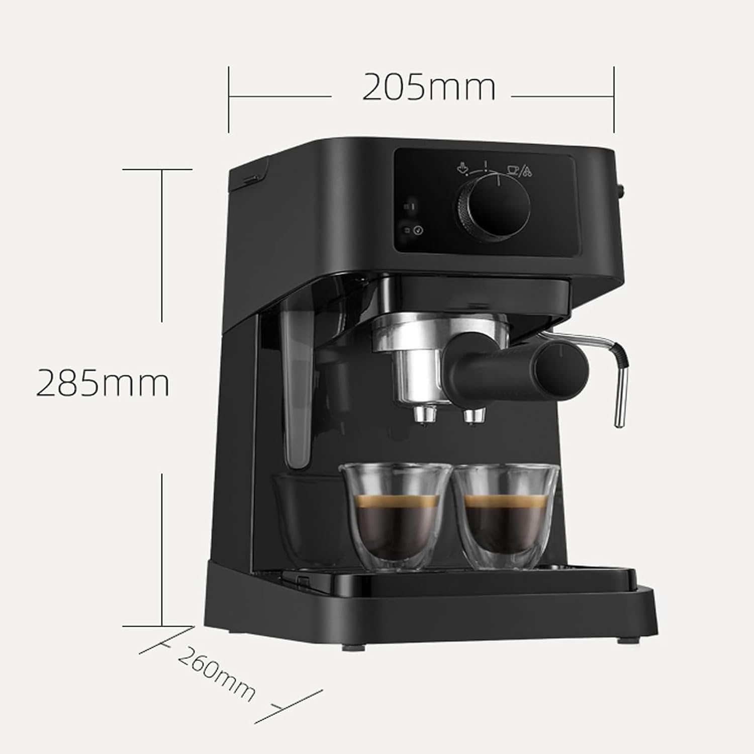 Coffee machine Coffee Espresso Semi-Automatic Coffee Machine, Milk Froth Coffee Machine, Small Home Coffee Machine, Suitable For Milk Coffee, Cappuccino, Mocha